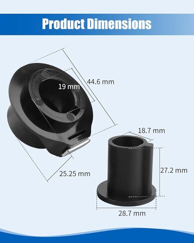 Magnet Bushing & Seat Bar Bushing Replace 6680441 6680443 Fit for Bobcat Skid-Steer Loaders S100 S130 S150 S160 S175 S185 S205 S220 S250 S300 S330 A220 A300 T110 T140 T180 T190 in Saudi Arabia