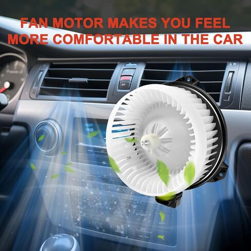 AC Heater Blower Motor Fan HVAC Motor Replacement 700203 Compatible with Journey for Ram 1500/2500/3500, for Edge for Accord for CR-V for Odyssey for Pilot for Wrangler for Compass for CX-9 in Saudi Arabia
