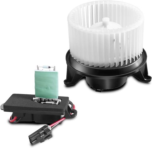 HVAC Heater Blower Motor and Resistor Kit Compatible with Chevy Silverado 1500 2003-2006, GMC Sirrea 1500 2003-2006 - Replace# 700101 RU371, w/o ATC, with Console in Saudi Arabia