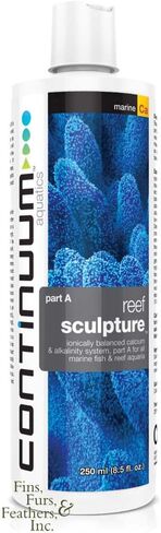 Continuum Aquatics Reef Sculpture A - نظام الكالسيوم والقلوية المتوازن الأيوني لجميع الأسماك البحرية وأحواض السمك المرجانية، 2 لتر in Kuwait