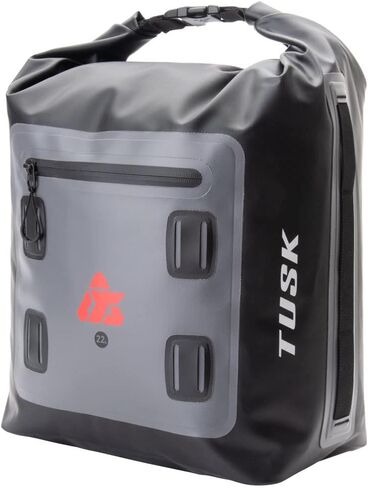 TUSK Excursion Rackless Luggage System w/Small Dry Duffel & Bottle Holders KTM/Husky 690-701 Heat Shield Black/Grey for KTM 690 Enduro R 2019-2024 in Saudi Arabia