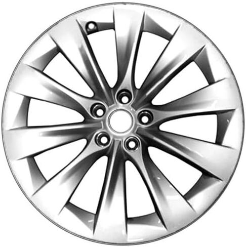 عجلة ألومنيوم بديلة مباشرة مقاس 20 × 9.5 بوصة OEM لطراز تسلا X 2016-2021 5-120 ملم حافة فضية 20 بوصة 102724500A in Saudi Arabia