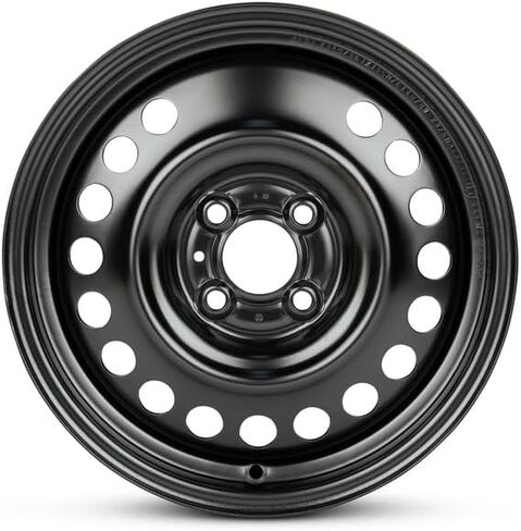 New 15x5.5 inch OEM Direct Replacement Steel Wheel for Nissan Versa 2012–2019 4-100mm Black 15 in Rim 403009KC0A in Saudi Arabia