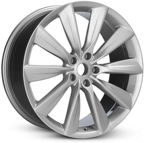 New 21x9 inch OEM Direct Replacement Aluminum Wheel for 2012-2017 Tesla Model S 5-120mm Silver 21 in Rim 101733700A in Saudi Arabia