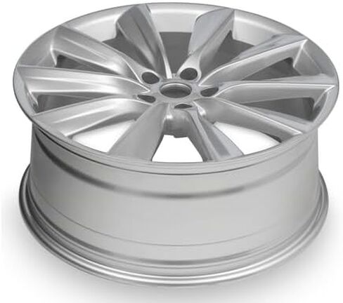 New 21x9 inch OEM Direct Replacement Aluminum Wheel for 2012-2017 Tesla Model S 5-120mm Silver 21 in Rim 101733700A in Saudi Arabia