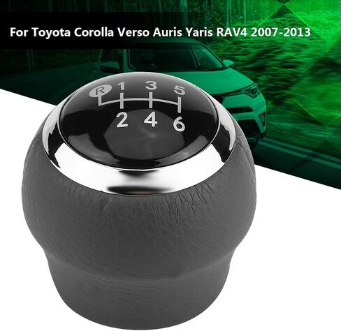 6 Speed Manual Short Shift Knob Gear Head Knob for Verso Auris 2007-2013 Head Replacement in Kuwait