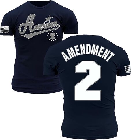 تي شيرت Team America Second Amendment Patriots League Baseball Jersey Style Premium Sports Fit in Kuwait
