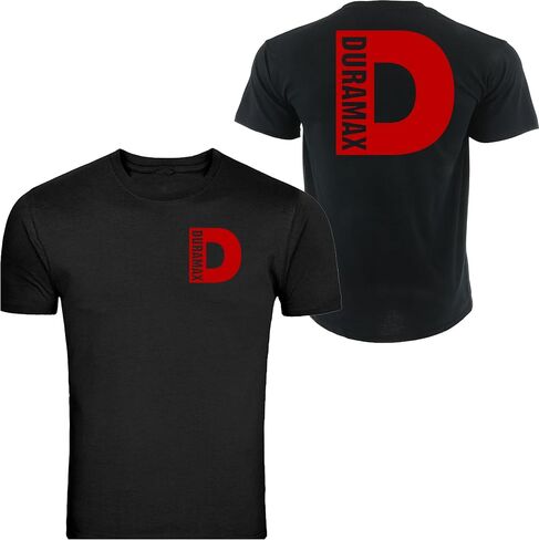 Red Duramax Tee: Front D S - 5XL by GAWX T-SHIRTS in Saudi Arabia