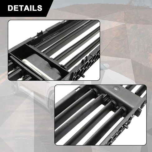 SecosAutoparts Front Active Grille Shutter W/O Motor Compatible with Chevrolet Malibu 2016 2017 2018 2019 2020 2021 Replace# 22967316, 23278689 in Saudi Arabia