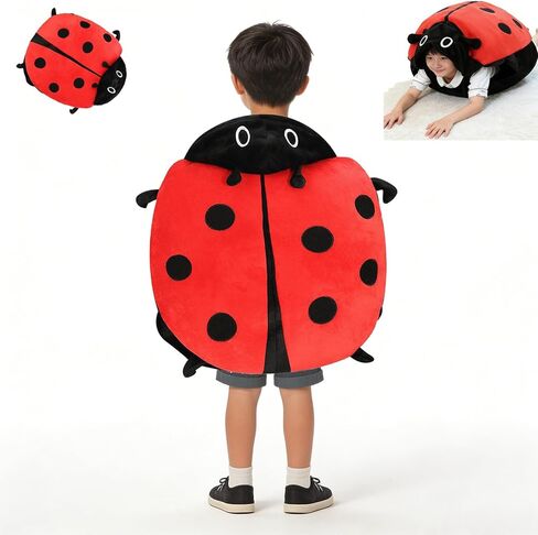Wearable Beetle-Inspired Pillow, Beetle-Inspire Wearable Pillows, Beetle-Inspired Wearables Pillows, Oversized Stuffed Plush Blanket Pillow for Kids and Adults (39.3IN/100CM) in Saudi Arabia