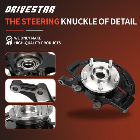 DRIVESTAR 698-423 Steering Knuckle Wheel Hub Assembly Front Left Side for Nissan Altima 2002 2003 2004 2005 2006 3.5L V6 in Kuwait