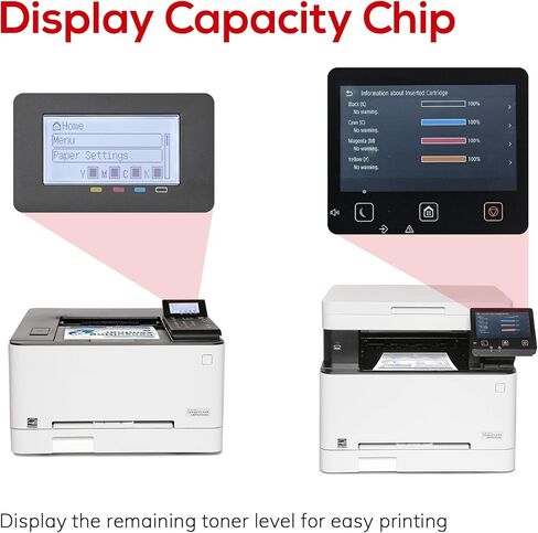 067H 067 مجموعة خرطوشة حبر بديلة لـ Canon 067H متوافقة مع Color ImageClass MF652Cw MF656Cdw LBP632Cdw MF654Cdw MF653Cdw LBP633Cdw MF650C LBP630C طابعة عالية الإنتاجية 5 عبوات in Kuwait