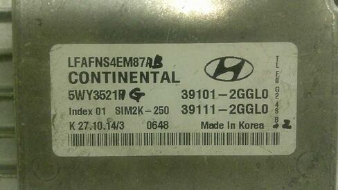 Engine ECM Control Module 2.4L 30 Fits 15-17 Sonata 39111-2GGL0 391112GGL0 in Saudi Arabia