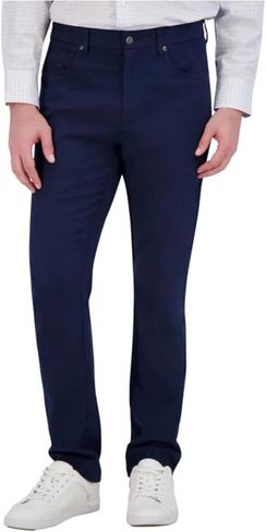 Kirkland Signature Men's Stretch Comfort Tapered Fit Brushed 5 Pocket Pant in Saudi Arabia