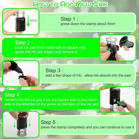 Small Self-Inking Leprechaun Footprints Stamp for Holiday Crafting St. Patrick's Day Decorations Party Supplies Irish Rubber St. Patrick’s Stamps Leprechaun Trap Feet Stamp in Kuwait