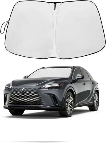 2026 ترقية مظلة الزجاج الأمامي المناسبة لسيارة Lexus RX 2016-2022 عاكسة قابلة للطي لظل السيارة مظلات الزجاج الأمامي للسيارات لكزس RX مظلة الشمس للزجاج الأمامي | تحافظ على برودة سيارتك | in Kuwait