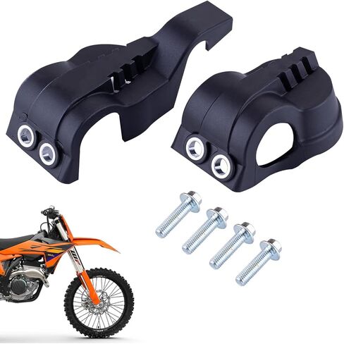 غطاء حماية لأحذية الشوكة من أجزاء الطاقة متوافق مع KTM 125-450 XC/XCF/SX/SXF 2015، 125-500 XC/XCF/XCW/SX/SXF/EXC/EXCF/TPi/6D Husqvarna FC/TC/TE/ FE/FX 2016-2024 غاز غاز (أسود) in Kuwait
