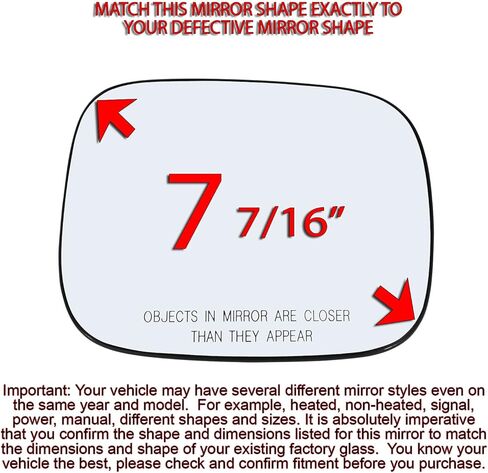 Passenger Side Mirror Glass Replacement For 2008-2016 Volvo XC70 XC 70, 2007-2014 XC90 XC-90, 2007 V70 Right Door Mirrors Heated Back Plate 30745043 in Saudi Arabia