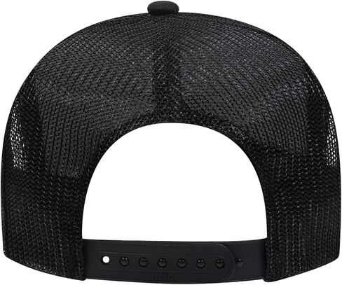 قبعة كابتن أوبفيوس - قبعة سائقي الشاحنات المضحكة للرجال والنساء باللون الأسود/الذهبي in Kuwait