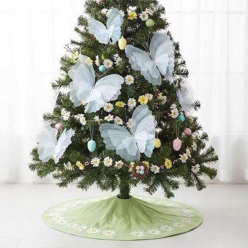 Large White Butterfly Decorations, 20 Inch 12 Inch 3D Silk Mariposas Grandes para Decoracion, Butterfly Birthday Decorations for Baby Shower Women's Party Wedding Wall Decor，6 PCS in Saudi Arabia