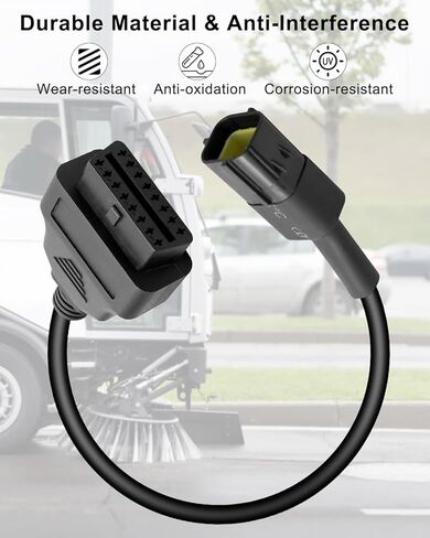 4 Pin to 16 Pin OBD2 Adapter Cable Replace 3824-26 Fit for KUBOTA Vehicles for OBD II Diagnostic Scanner for Scanning Diagnostic Tool Adapter in Saudi Arabia