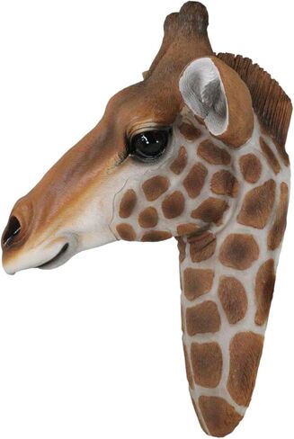 Ebros Kenya The Safari Giraffe Head Wall Decor Wildlife Animal Trophy Taxidermy Sculpture Hanging Plaque Figurine in Saudi Arabia