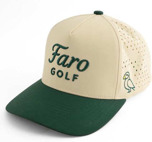 Golf Hat for Men and Women - Adjustable Snapback Cap with Flexible Fit - Lightweight, Breathable, and Sweat Resistant - OSFA Cream in Saudi Arabia