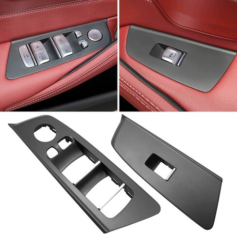 Jaronx Compatible with BMW Window Switch Panel Cover for 5 Series G30/G31/F90 2017 2018 2019 2020 2021 2022, Left Driver Side+Right Passenger Side Door Window Control Cover Replacement in Saudi Arabia