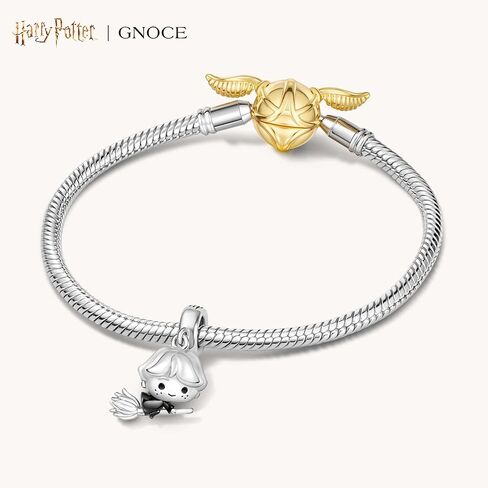 GNOCE Harry Potter Ron Weasley Riding A Broom Pendant Dangle Charm Bracelet for Women, S925 Sterling Silver Dangle Charms for Women Wife, Valentine‘s Day, Mother’s Day Jewelry in Saudi Arabia