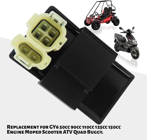 سيارة 6 دبوس AC CDI BOX، قطع غيار صندوق CD لجزء سباق ATV عالي الأداء، ملحقات Enigne للدراجة الترابية، متوافقة مع 50cc 125cc 150cc ATV 4 Wheeler Quad Bikes in Saudi Arabia