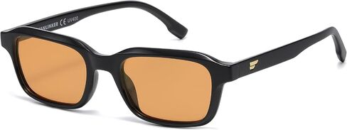 VANLINKER Trendy Rectangle Polarized Sunglasses for Women Men Small Retro Thin Slim Square Shades VL9916 in Saudi Arabia