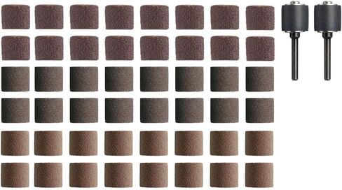 Dremel 48-Piece 1/2" Sanding Band Kit, Includes 60, 120, and 240 Grit Options, Compatible with Dremel Rotary Tools (771B-01) in Kuwait