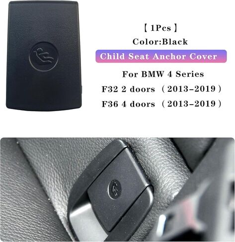 Child Seat Anchor ISOFIX Cover Replacement for BMW 4' 2013-2019 Rear Row Safety Belt Hook Buckle Cover 1pc 52207348047 in Kuwait