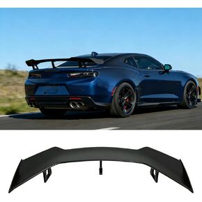 Rear Trunk Spoiler Wing Compatible with 2016-2024 Camaro SS RS LT ZL All Models ZL1 1LE Style Duckbill Car Spoiler Wing Decklid Lip Wing Spoiler Wing Splitter Carbon Fiber in Saudi Arabia