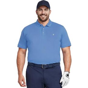 قميص بولو شبكي عالي الأداء من IZOD للرجال كبير وطويل in Kuwait