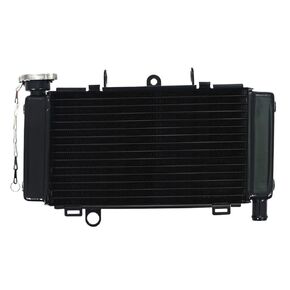 AHH Motorcycle Aluminium Black Radiator Cooler Cooling Water Tank Compatible with H Magna Jade 250 Sapphire Magna250 JADE250 Dragon Dogs in Kuwait