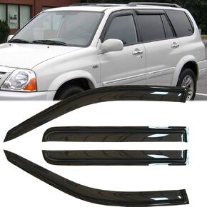 4pcs Original Outside Mount Style Window Rain Guards Shield Side Wind Deflectors Dark Smoke Nice Looking Vent Window Visors Fit for 2006-2009 Suzuki Grand Vitara 94135 in Kuwait