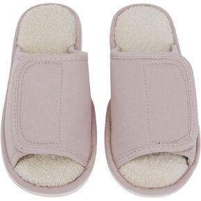 Indoor Non-Slip Adjustable Tearable Slide Slippers Open-Toe Terry Spa Slippers in Kuwait