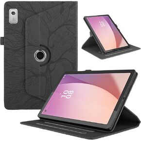 حافظة دوارة لجهاز Lenovo Tab M11 مقاس 11 بوصة 2024 (TB330FU) من جلد البولي يوريثان تدور 360 درجة، غطاء متعدد الزوايا خفيف الوزن، حامل دوار مع حامل قلم - أرجواني in Kuwait