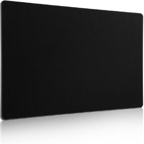Tempered Glass Gaming Mouse Pad Large (15.7x11.8) – Fast Speed Surface Glass Mousepad for Esports & Office, Smooth Glide, Durable Hard Mat with Anti-Slip Base，Black in Saudi Arabia