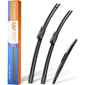 شفرات ممسحة الزجاج الأمامي 26 بوصة + 16 بوصة مع ممسحة خلفية 12 بوصة بديلة للسيارات في جميع المواسم لسوبارو كروستريك/إمبريزا 2018-2023 (مجموعة من 3) in Kuwait