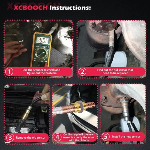 Automotive Replacement Oxygen O2 Sensor 234-4260 Set of 2, 02 Sensor Compatible with Lexus for ES350, for Toyota for 4Runner for Avalon for Sequoia for Tacoma for Tundra for Venza in Kuwait