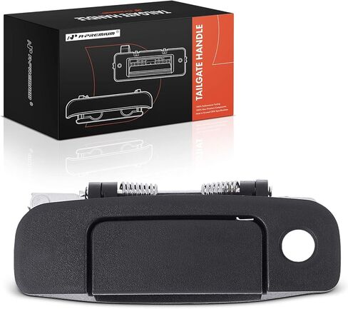 A-Premium Tailgate Handle Liftgate Latch Handle Compatible with Dodge Durango 1998-2003, Textured Black, Replace# 55256558AC, 55256558 in Saudi Arabia