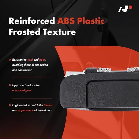 A-Premium Tailgate Handle Liftgate Latch Handle Compatible with Dodge Durango 1998-2003, Textured Black, Replace# 55256558AC, 55256558 in Saudi Arabia