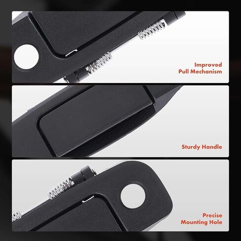 A-Premium Tailgate Handle Liftgate Latch Handle Compatible with Dodge Durango 1998-2003, Textured Black, Replace# 55256558AC, 55256558 in Saudi Arabia