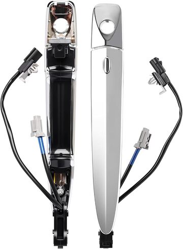 FAERSI Exterior Chrome Door Handle Front Left Driver Side, Compatible with Nissan Sentra 2013-2018, Murano Maxima 2009-2014, Nissan Leaf 2011-2017 Replace#806469N00A 806451AA0A in Saudi Arabia