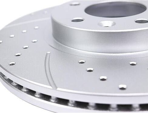 دوارات الفرامل الأمامية والخلفية سيراميك مكابح الشاحنة والسحب طقم فرامل محفورة ومشقوقة لدودج رام 1500 دورانجو كرايسلر أسبن 5 LUG in Kuwait