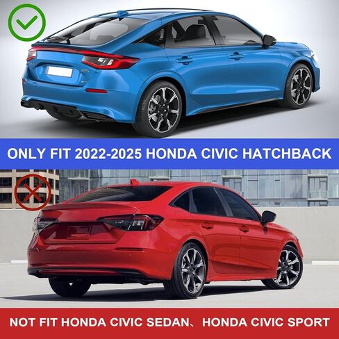 سبويلر سقف لسيارة هوندا سيفيك هاتشباك 2022-2025 سبويلر النافذة الخلفية in Kuwait