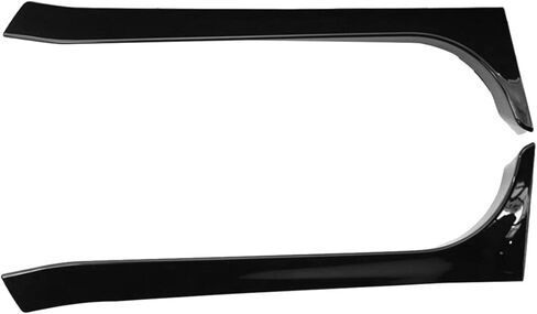 سبويلر جانبي للنافذة الخلفية باللون الأسود اللامع Canard Canards Splitter Replment for VW 6 MK6 GTI/GTR/GTD 2008-2013 in Kuwait