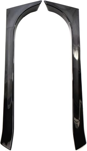 سبويلر جانبي للنافذة الخلفية باللون الأسود اللامع Canard Canards Splitter Replment for VW 6 MK6 GTI/GTR/GTD 2008-2013 in Kuwait